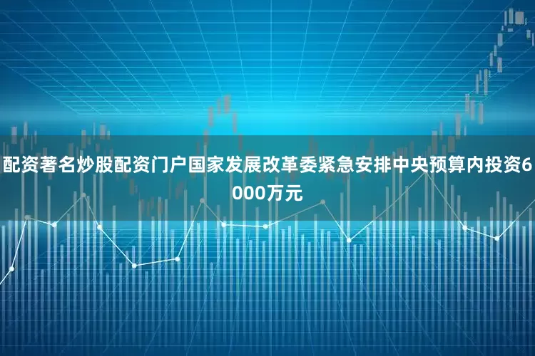 配资著名炒股配资门户国家发展改革委紧急安排中央预算内投资6000万元